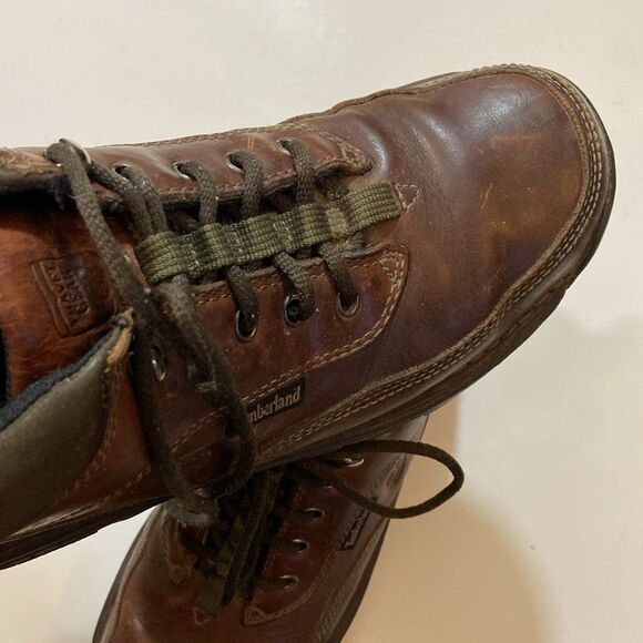 Timberland Support Brake Propel Flex Men\'s Brown Leather Boots Shoes Size 9.5M main image 10